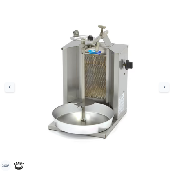  Ψησταριά κεμπάπ αερίου - 1 καυστήρας - 10kg κρέας